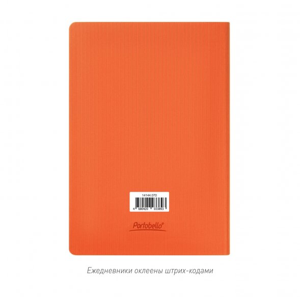 Ежедневник Rain недатированный, оранжевый 