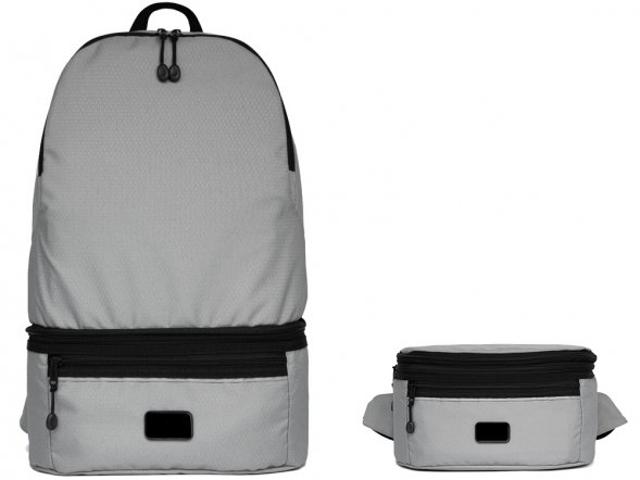 Рюкзак-трансформер Athletica водостойкий с поясной сумкой 