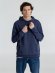 Толстовка с капюшоном унисекс Hoodie, синий меланж 