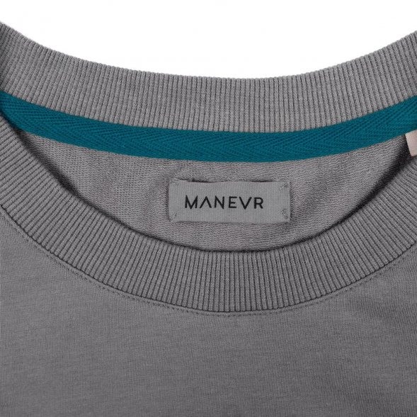 Футболка с длинным рукавом Kosmos 1.0, серая 