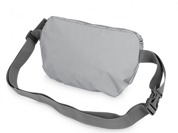 Светоотражающая сумка на пояс Reflector, серебристый 