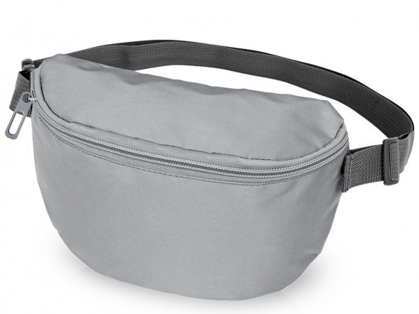Светоотражающая сумка на пояс Reflector, серебристый 