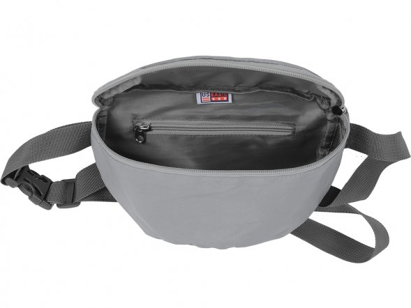 Светоотражающая сумка на пояс Reflector, серебристый 