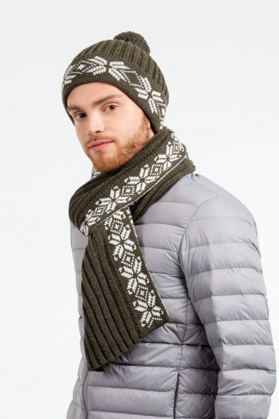 Шарф Eira, бордовый 