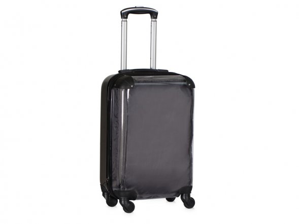 Чемодан прозрачный Visit со сменной вставкой 