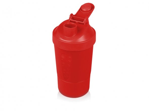 Шейкер для спортивного питания Level Up, красный 