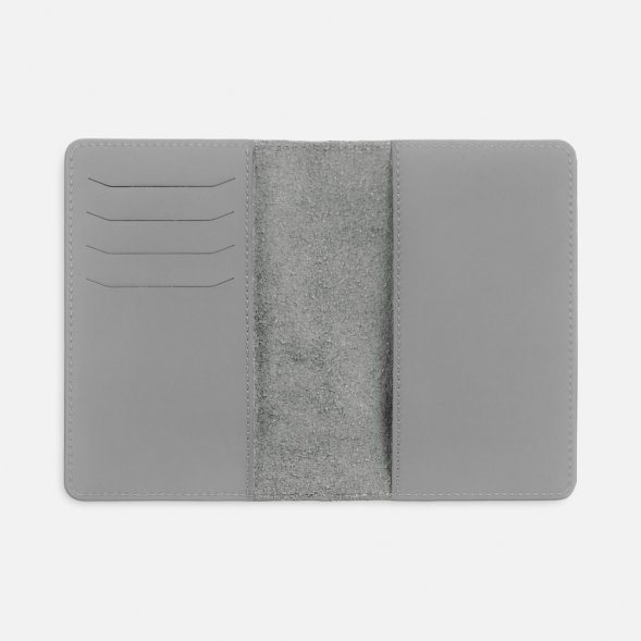 Обложка для паспорта Alaska, серая 