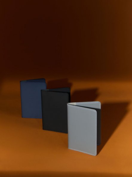 Обложка для паспорта Alaska, серая 