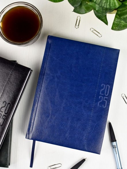 Ежедневник Baza, датированный, синий 