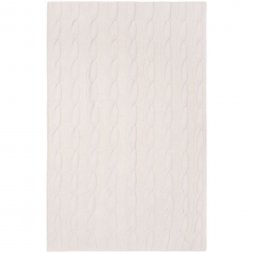 Плед Snefald, жемчужно-белый