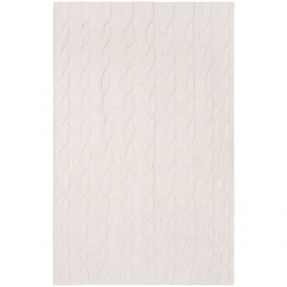 Плед Snefald, жемчужно-белый 