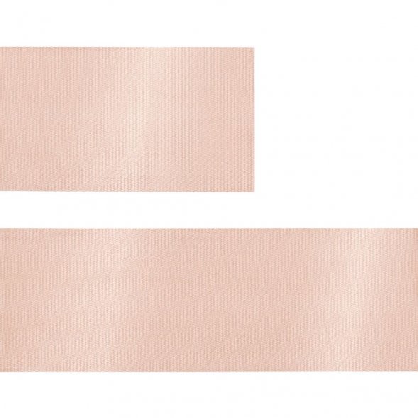 Лента сатиновая Satin 35 XL, светло-бежевая, 160 см 