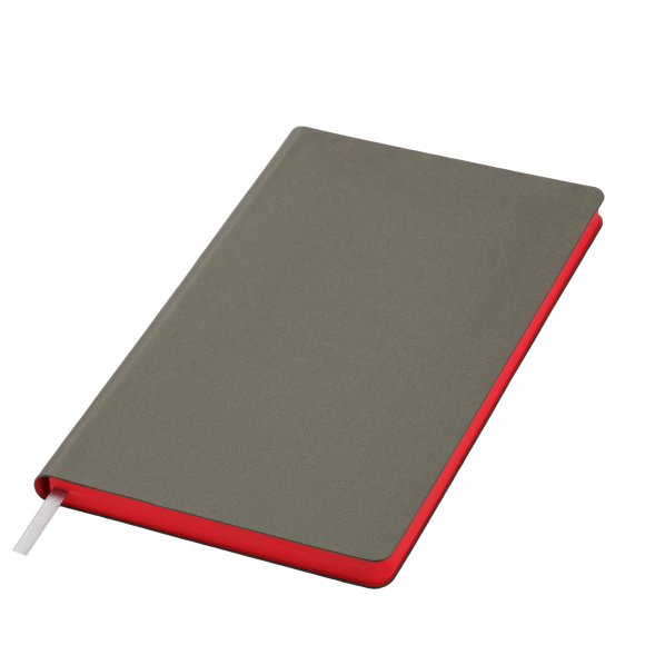 Ежедневник Latte soft touch недатированный, серый 