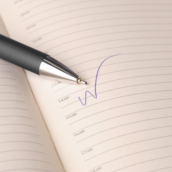 Шариковая ручка Legato, серая 