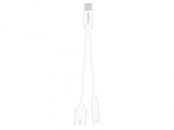 Rombica Type-C Adapter 3.5C, белый 