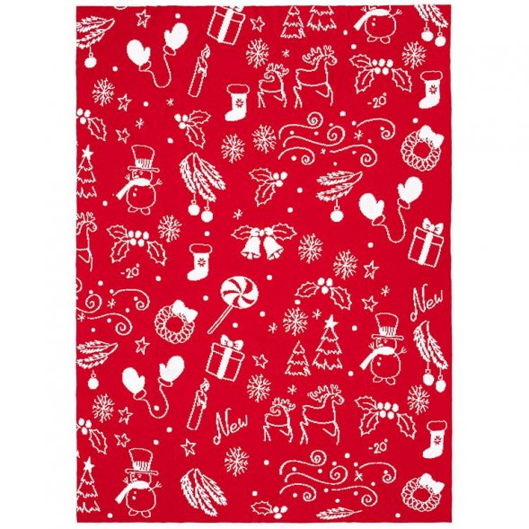 Плед Tricksy Net Grand на заказ, S, полушерсть 