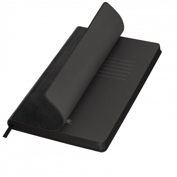 Ежедневник River side недатированный, черный (без упаковки, без стикера) 