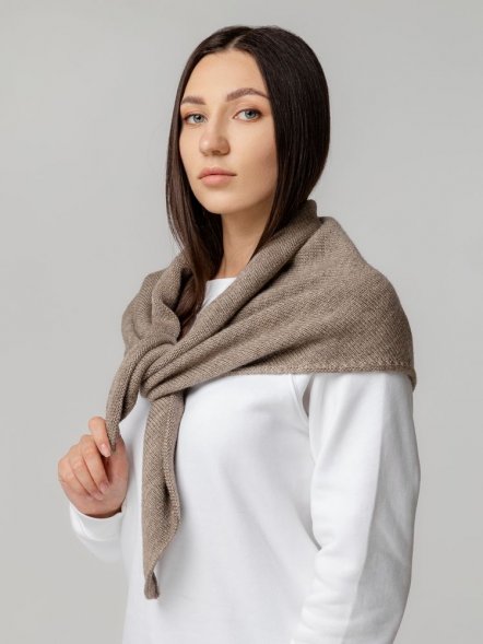 Косынка Dalia, светло-коричневая 