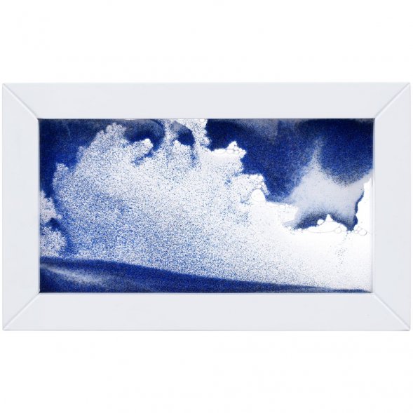 Песочная картина-антистресс Zenscape, белая с синим 