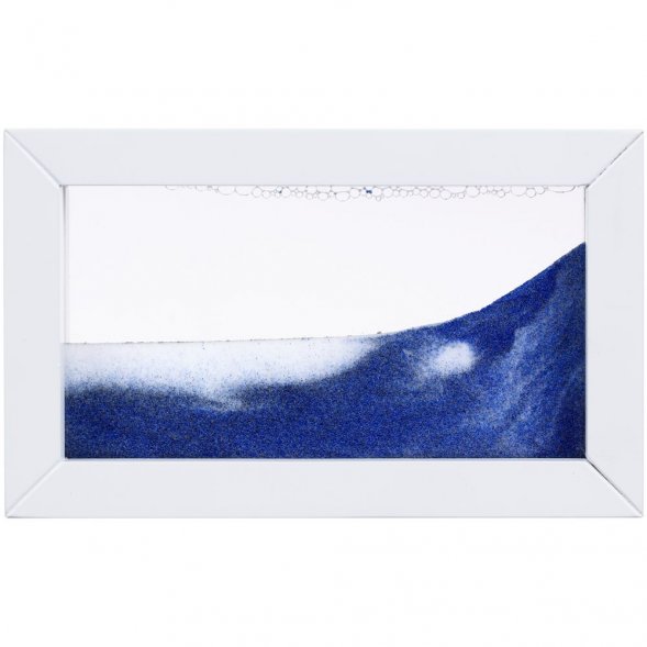 Песочная картина-антистресс Zenscape, белая с синим 