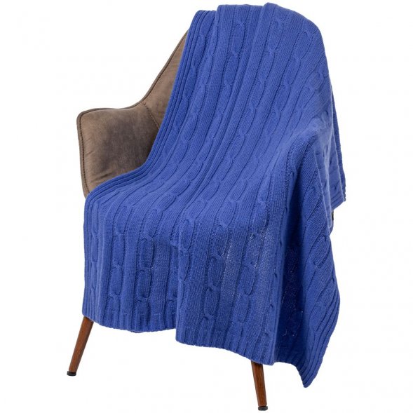 Плед Auray, ярко-синий 