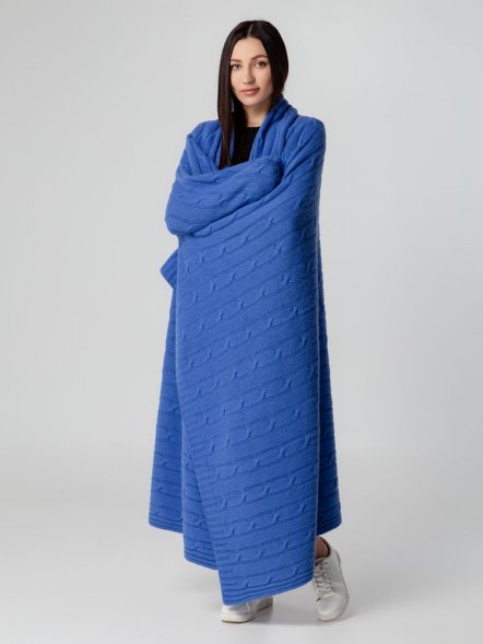 Плед Auray, ярко-синий 