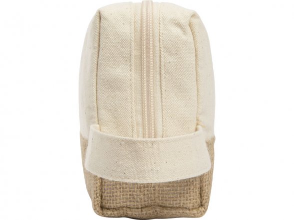 Косметичка Jute с ручкой из хлопка и джута, натуральный 