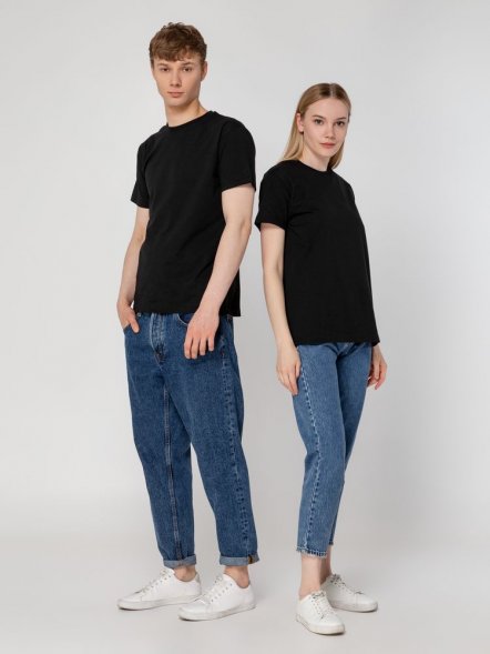 Футболка унисекс T-Bolka 160, черная 