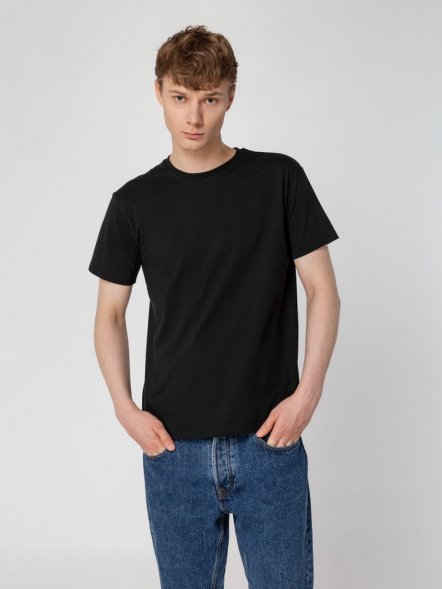 Футболка унисекс T-Bolka 160, черная 