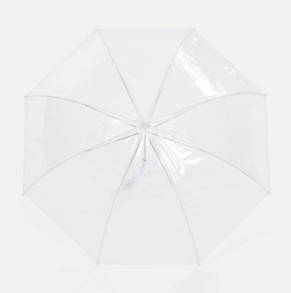 Прозрачный зонт-трость Clear 
