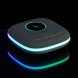Bluetooth-колонка с беспроводной зарядкой и подсветкой Terrafonic, серая 