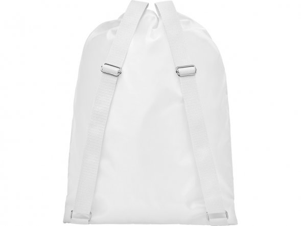 Рюкзак со шнурком и затяжками Lery, белый 