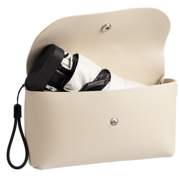 Зонт складной Sunway в сумочке, бежевый 