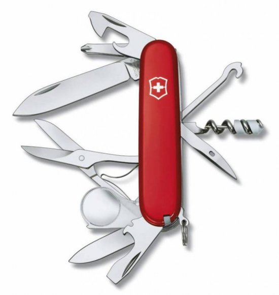 Офицерский нож Explorer 91, красный 
