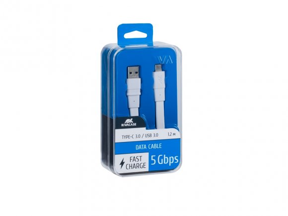 Кабель USB Type C 3.0 – Type A 1.2м WT12, белый 