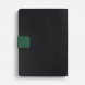 Ежедневник Boom, недатированный, черный с зеленым 
