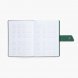 Ежедневник Boom, недатированный, черный с зеленым 