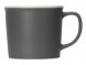 Матовая кружка Nancy 360 мл цветная снаружи, белая внутри, серый 