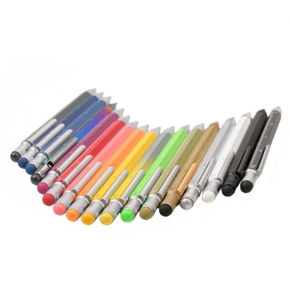 Ручка шариковая Construction, мультиинструмент, золотистая 