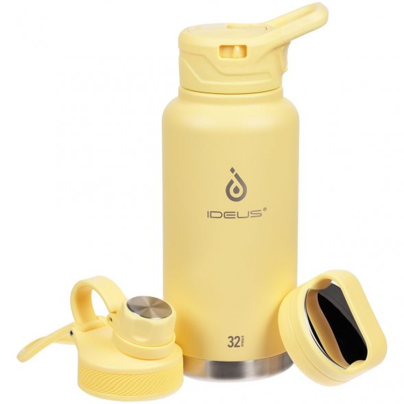 Термобутылка Fujisan XL, желтая 