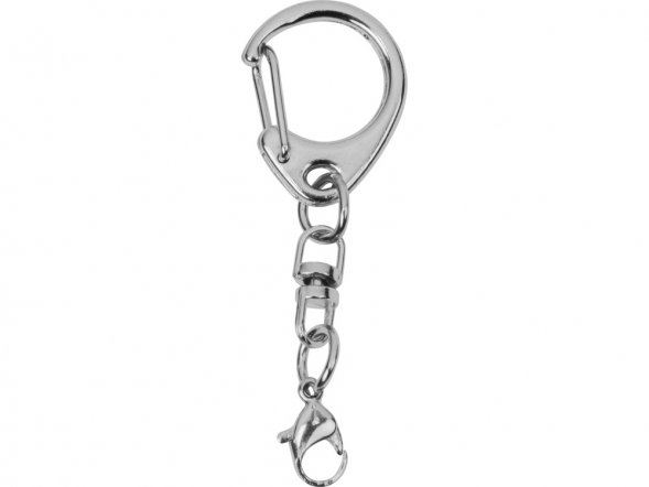 Карабин для флешки, серебристый 