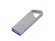 USB 2.0-флешка на 512 Мбайт с мини чипом, компактный дизайн, отверстие треугольной формы для цепочки 