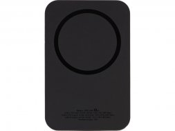Магнитный беспроводной внешний аккумулятор MagnetIQ, 5000 mah, 10 W, черный