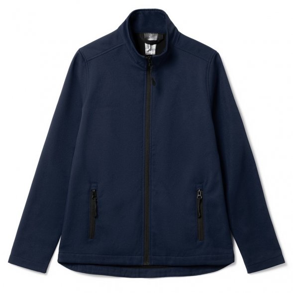 Куртка софтшелл женская Race Women темно-синяя 