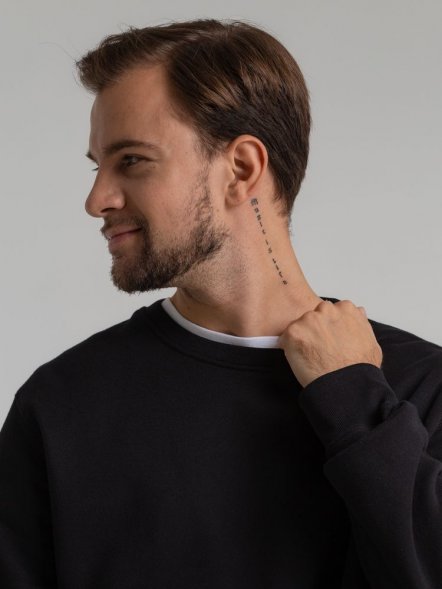 Свитшот унисекс King, черный 