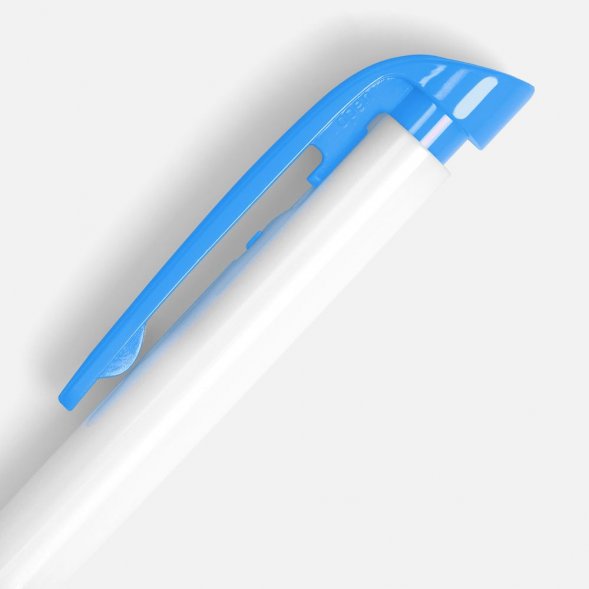 Ручка шариковая Favorite, белая с голубым 