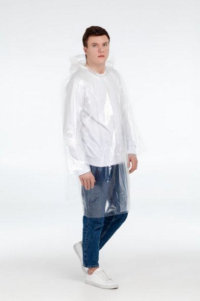 Дождевик-плащ BrightWay, прозрачный 