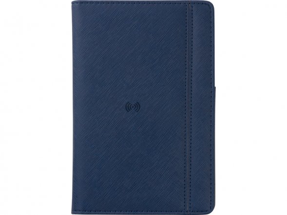 Органайзер с функцией беспроводной зарядки Manner, 5000 mah, темно-синий 