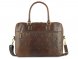 Сумка Mano Don Leon, натуральная кожа в коричневом цвете, 42 х 30 х 11,5 см 