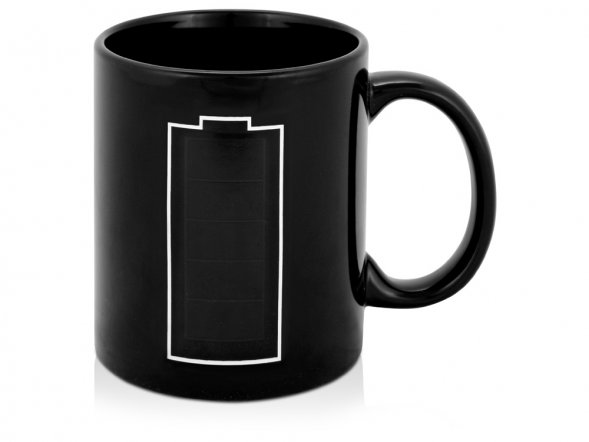Кружка на 320 мл,  черный 